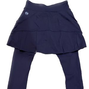 Renwick Pleat Back Skirted Legging XS Navy
